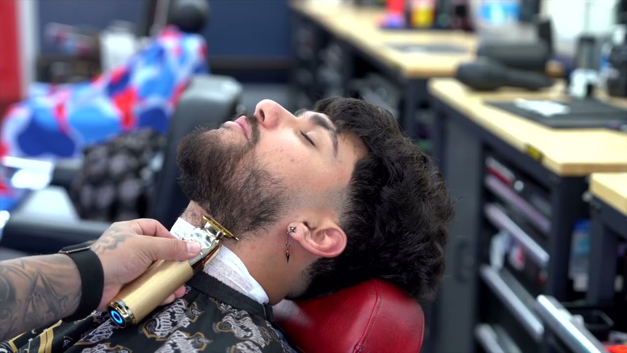 Live action shots of this trendy Tapered & Beard Hairstyle ! Check it out !!