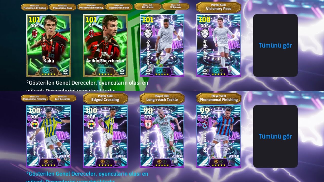 🚨🔥Bütün oyuncular gelene kadar top açılımı! (Kaka, Shevchenko, Mbappe, Arda Güler ve Süper lig)