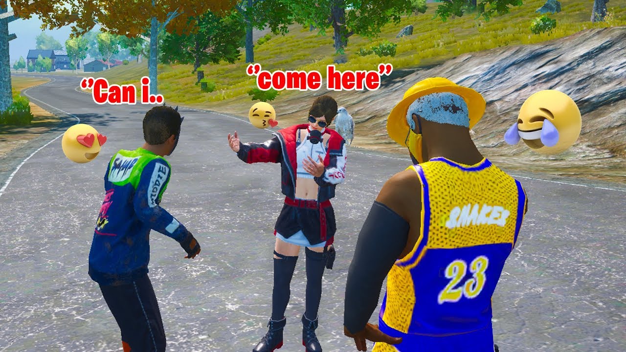 So I helped my Teammate get a GIRLFRIEND In Pubg Mobile.