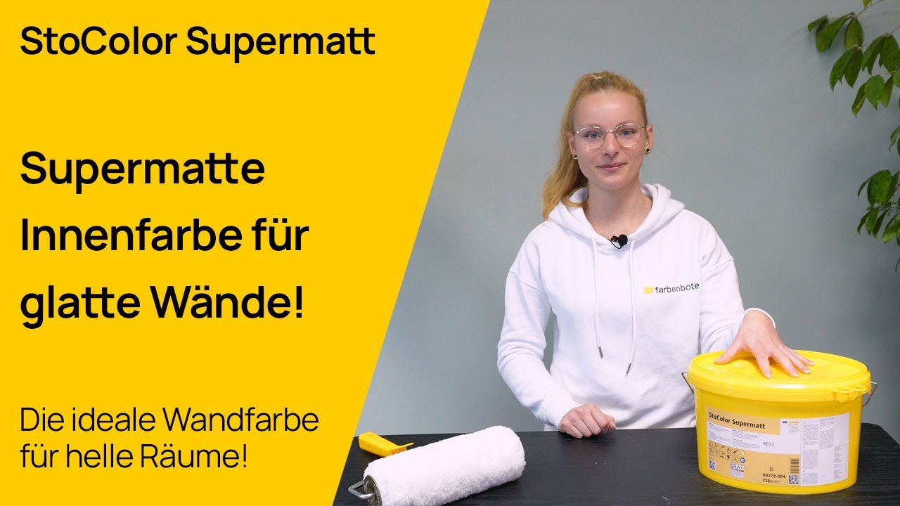 Ideal f&uuml;r helle R&auml;ume - StoColor Supermatt!
