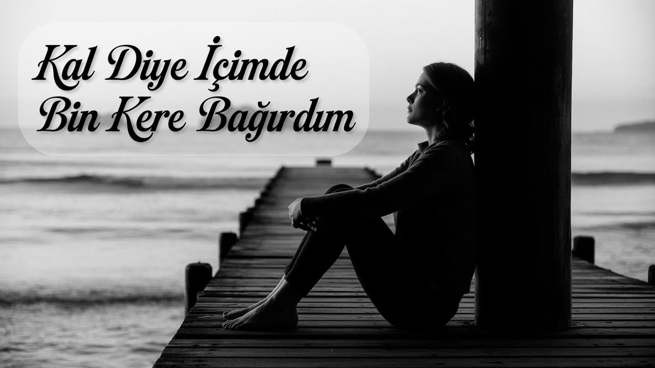 Kal Diye İ&ccedil;imde Bin Kere Bağırdım - Duygusal Slow Pop | Karamel M&uuml;zik (Official Lyric Video)