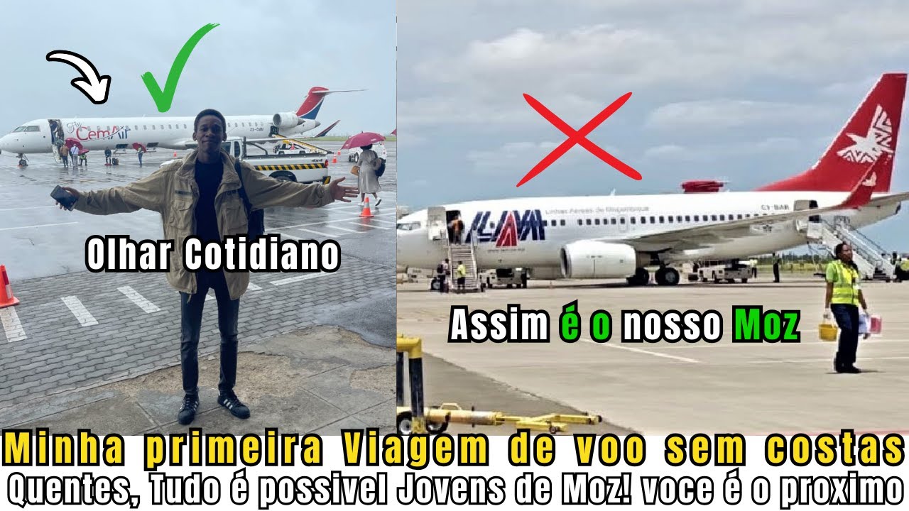 ✈️ Subi Avião Sem Costas Quentes em Moçambique! Riquezas de Moçambique Para Todos