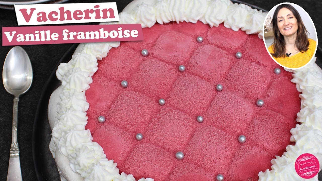🍦 Le VACHERIN VANILLE FRAMBOISE ~ Un DESSERT GLACE FACILE et DELICIEUX ! 🍦