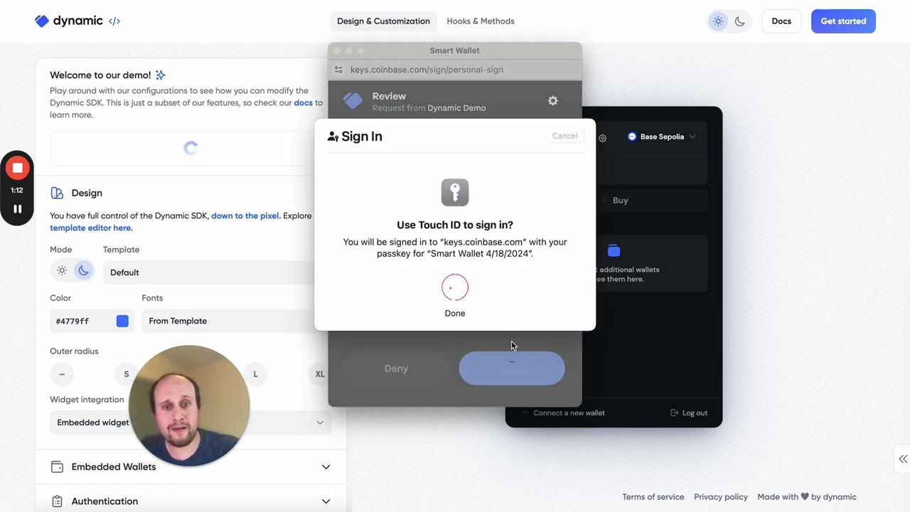 Dynamic - Coinbase Smart Wallet