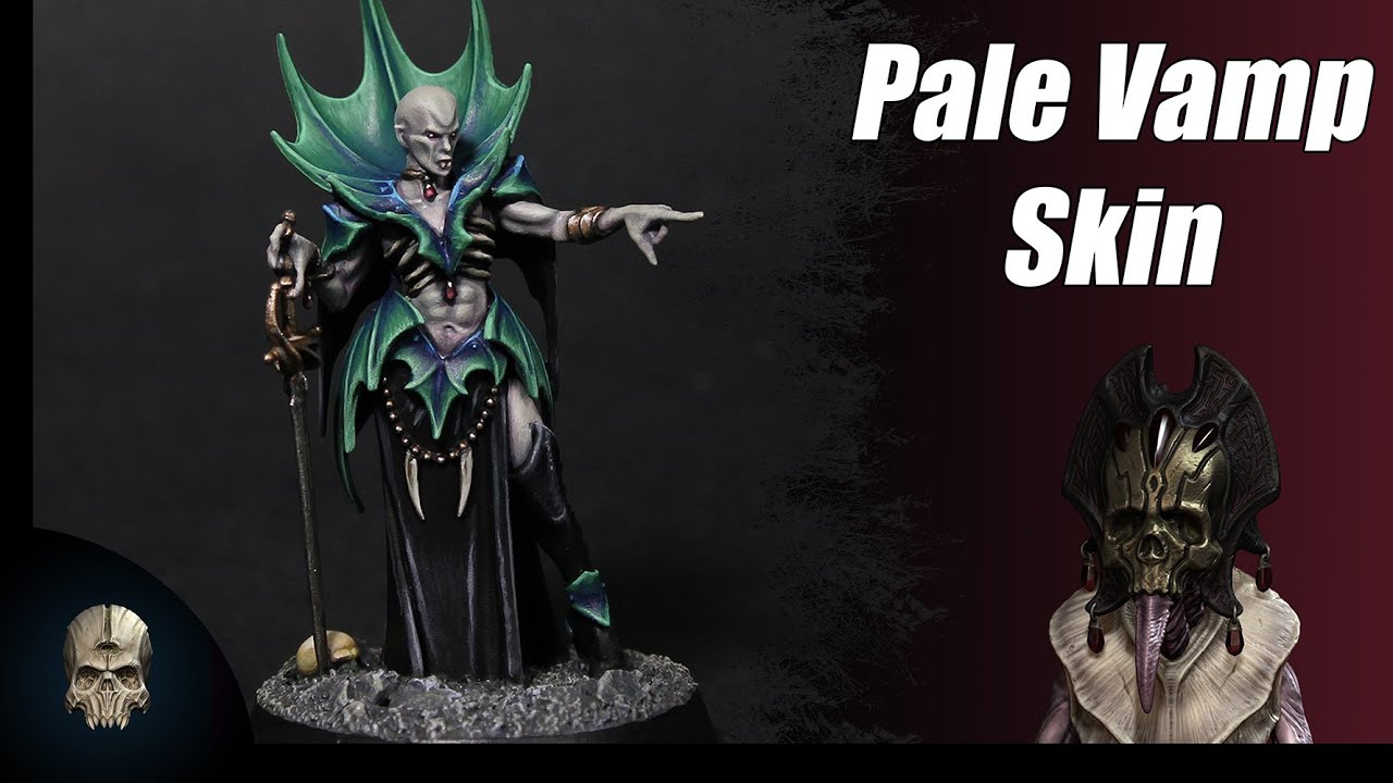 Hobby Tips: Colour Glazing Pale Skin on a Vampire for Soulblight Gravelords in Age of Sigmar