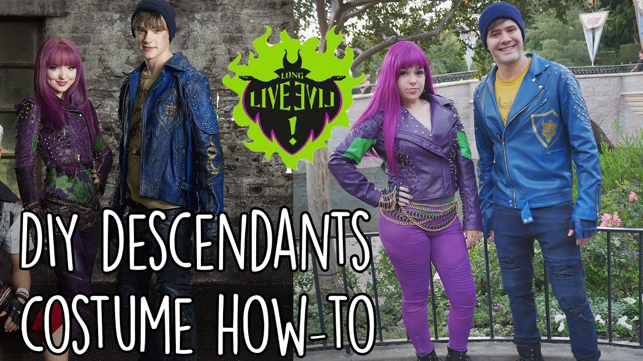 DIY Disney Descendants Costumes - Mal and Ben | SoundProofLiz