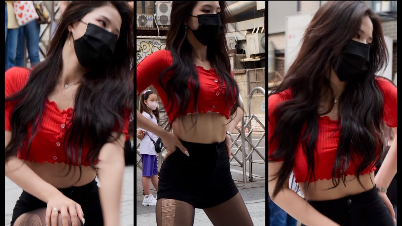 [4K] 지우(jiw)_아이즈온미 댄스팀(eyes on me danceteam)_ 현아 'Ice cream' 커버댄스 [홍대버스킹_220612)