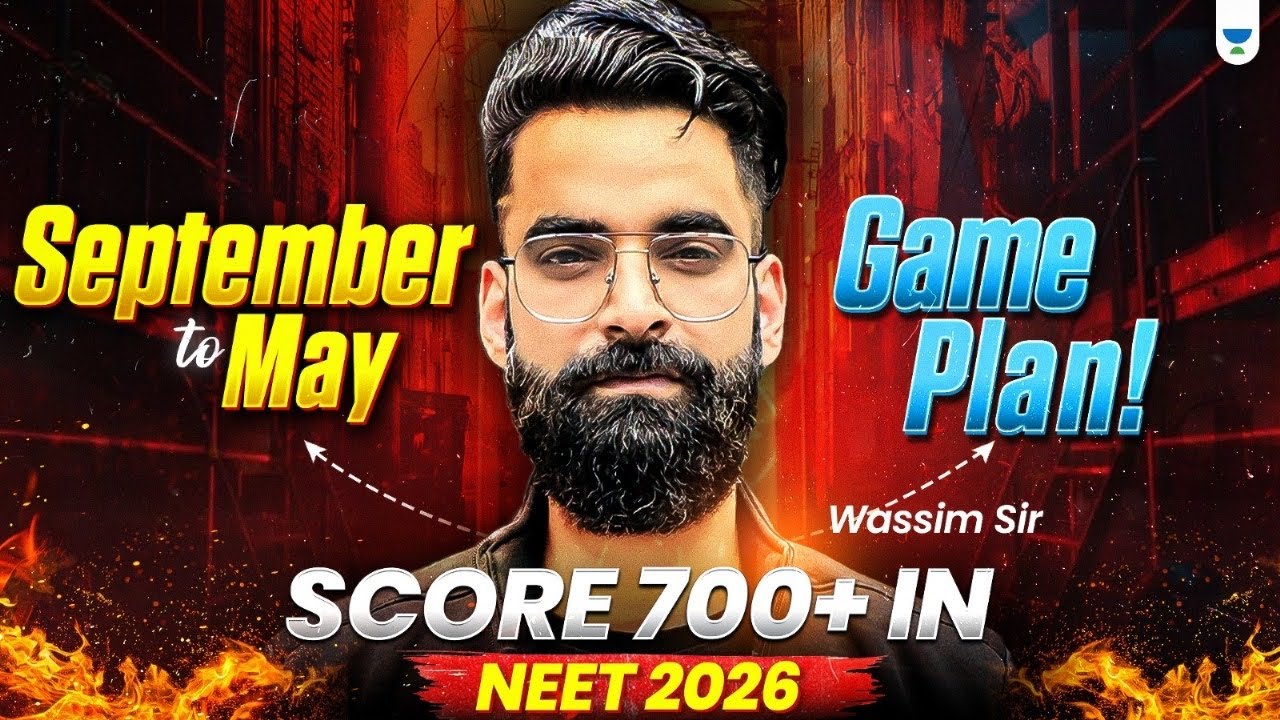 🚀September to May Masterplan | Zero to 700+ in NEET 2026! Wassim Bhat