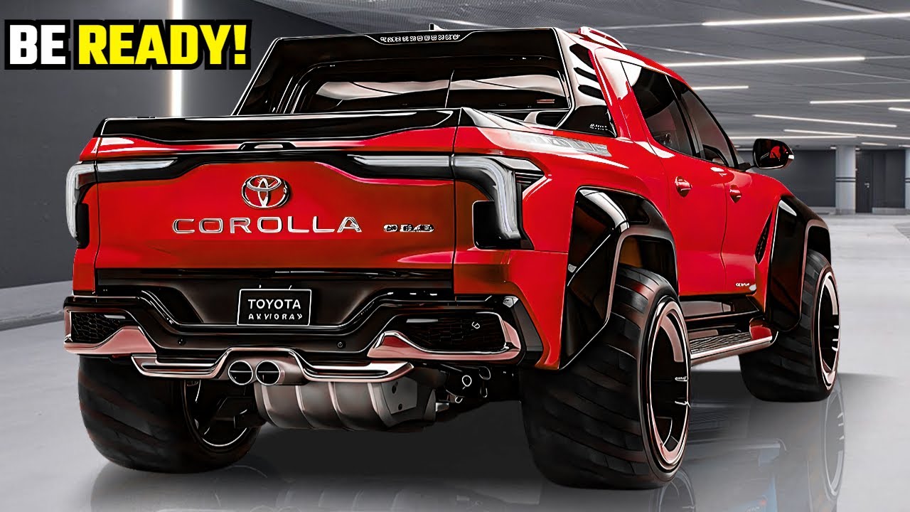 Пикап Toyota Corolla 2025 года — вы не поверите его цене и мощности! (Полный обзор)
