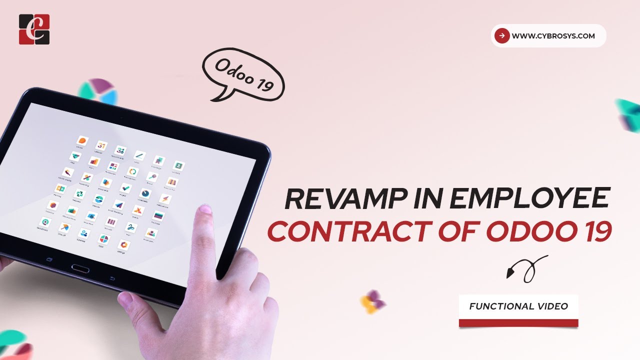 Обновление контракта с сотрудниками в Odoo 19 | Учебники для сотрудников Odoo 19 | Функциональные...