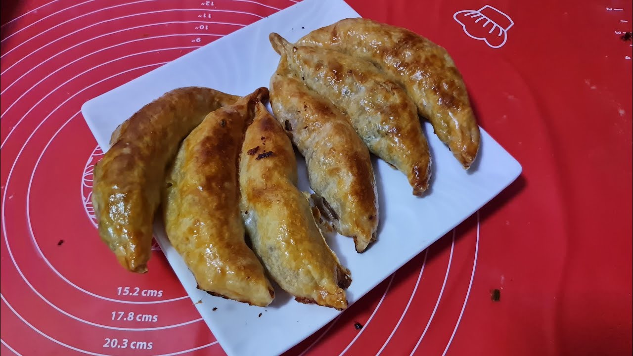 Banan shaklidagi somsalar/Банан-самса «Три вкуса»