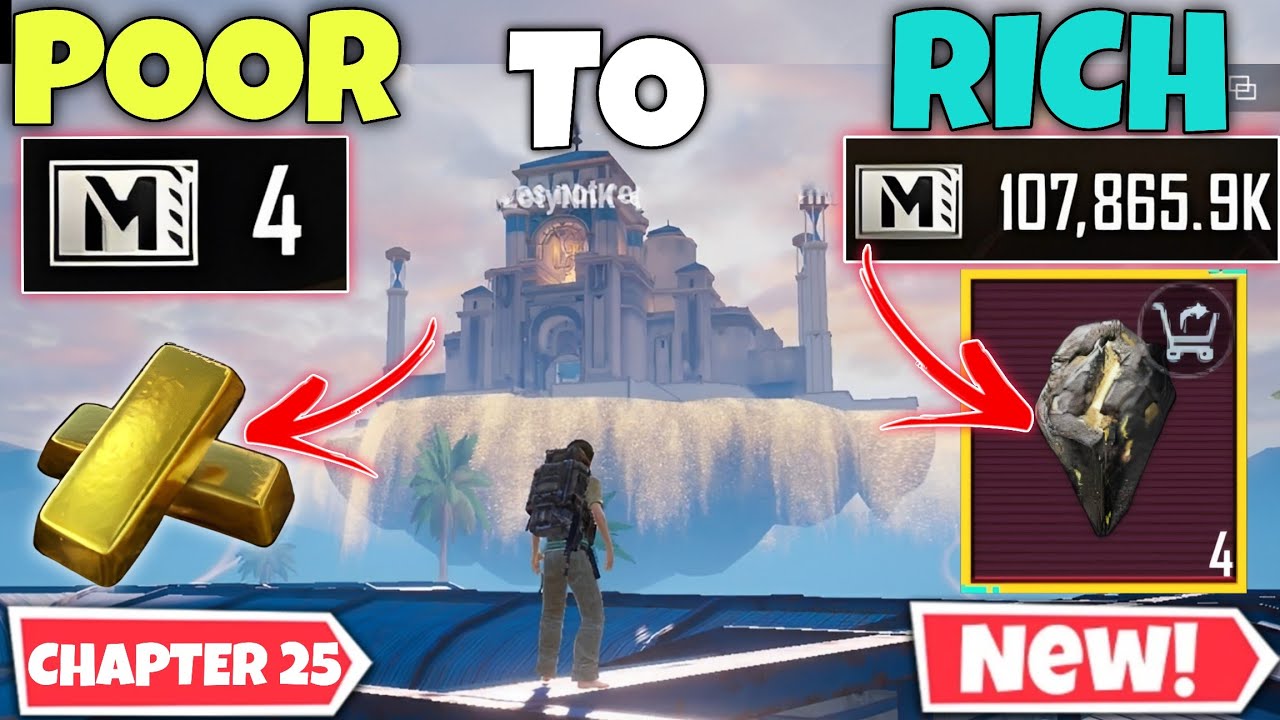 DAY 1 :- ZERO TO HERO STRATEGY 🤫 PUBG METRO ROYALE CHAPTER 25