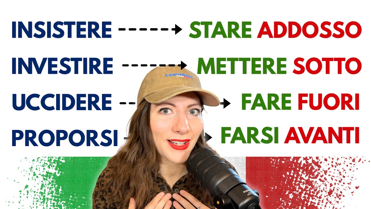Usare i VERBI SINTAGMATICI ti far&agrave; suonare pi&ugrave; naturale in italiano