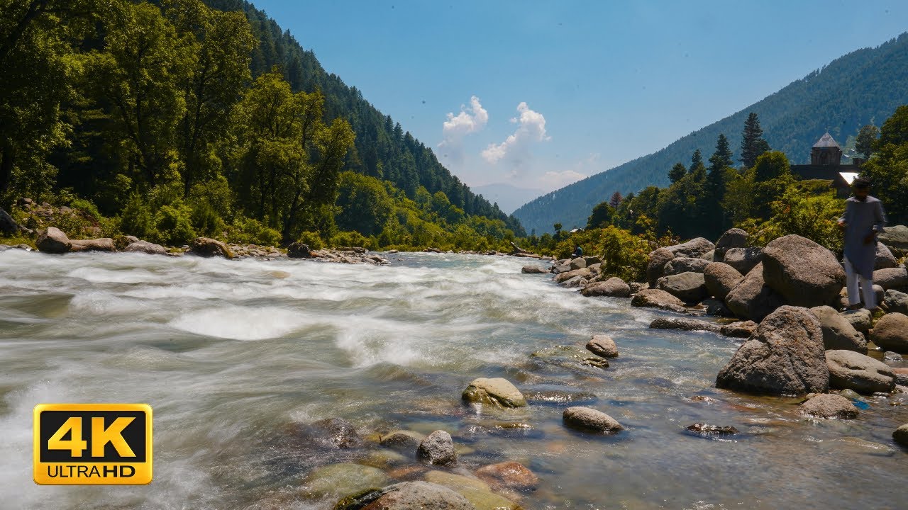 Rivers Flowing Through Valleys | Silent Nature (4K) | Peaceful Relaxation