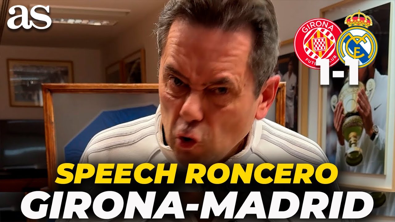 El DUR&Iacute;SIMO SPEECH de RONCERO tras el pinchazo del REAL MADRID en GIRONA:  