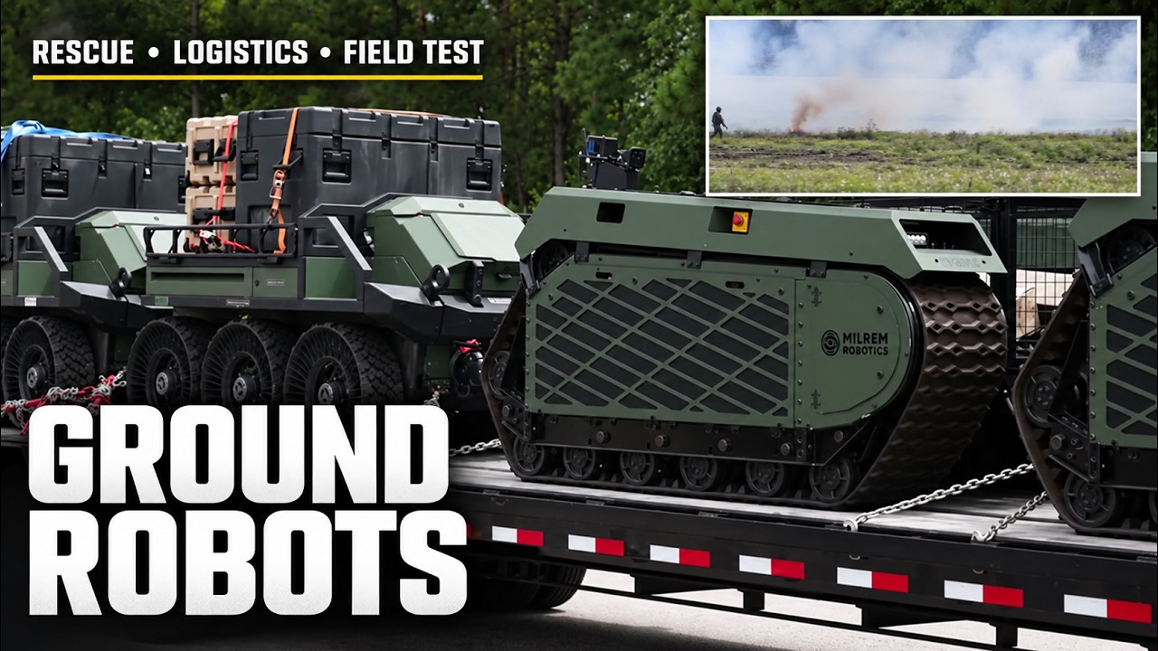 Ground Robots in Action: Rescue, Logistics & Field Tests