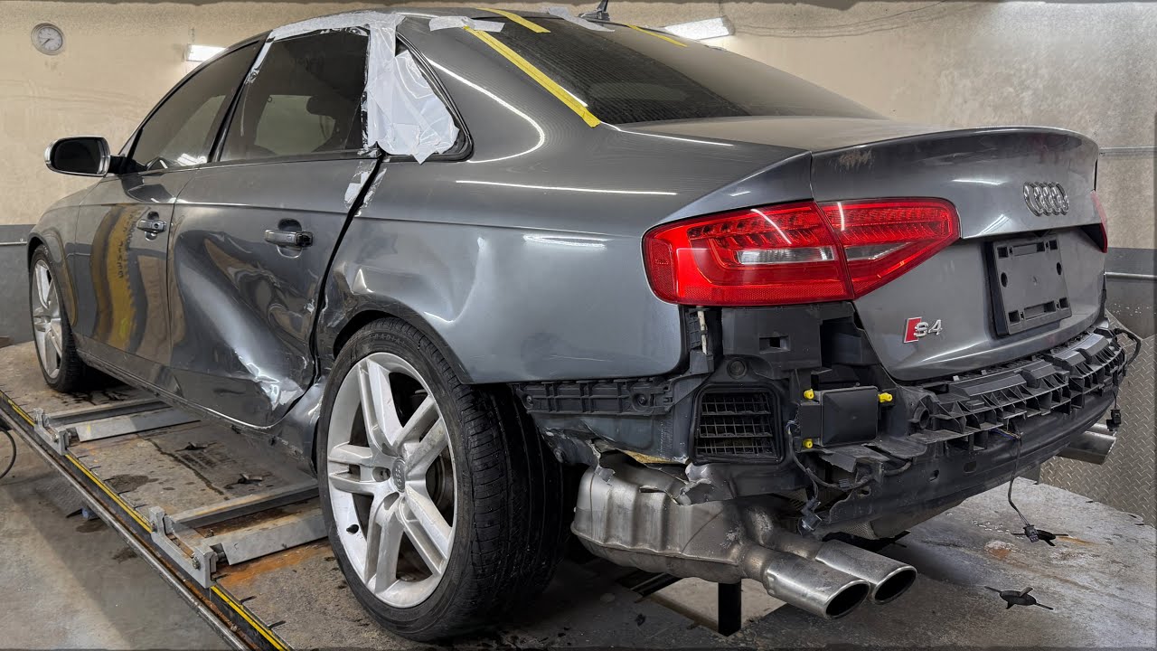 Audi S4 Side Impact Crash Repair | Full Quarter Panel Rebuild