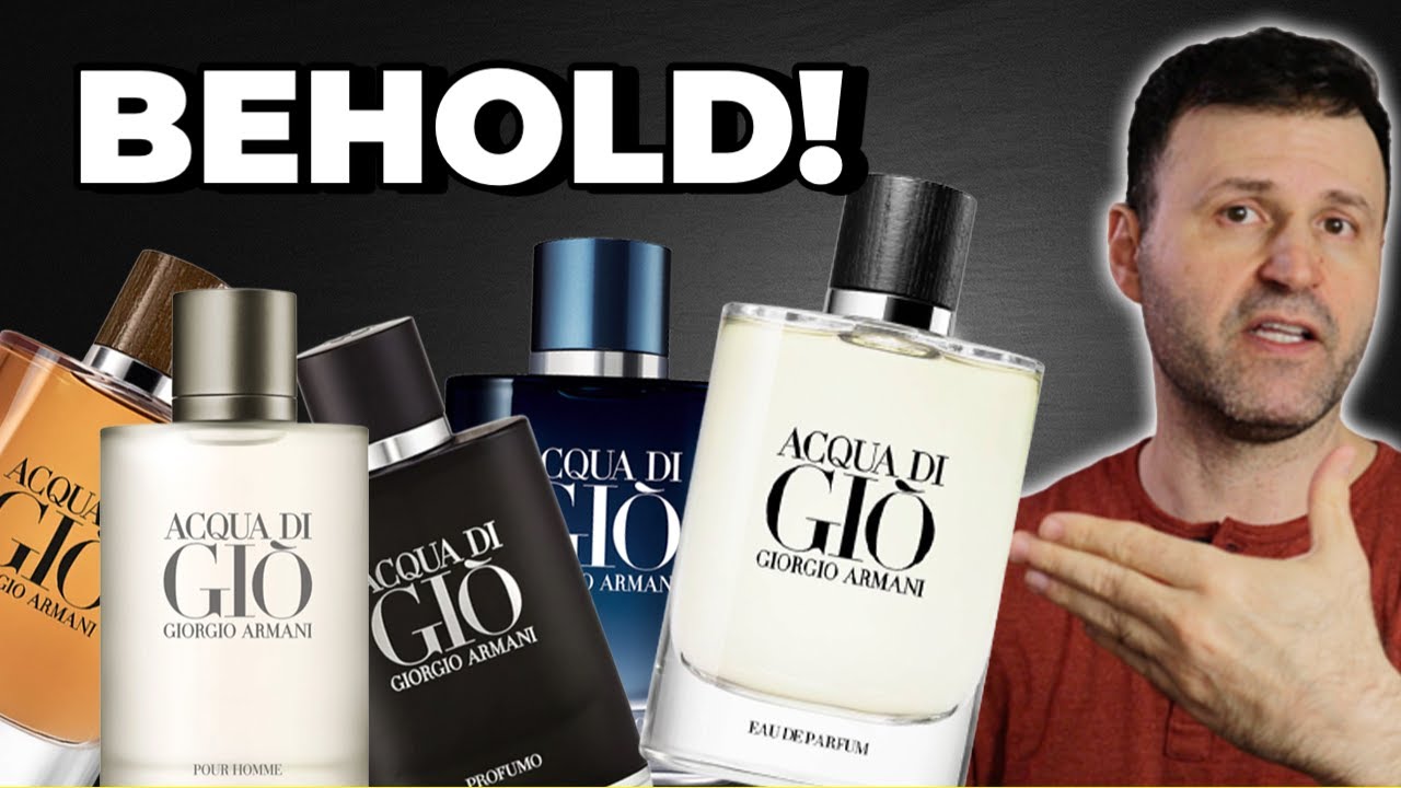 NEW Armani Acqua di Gio Eau de Parfum REVIEW and comparison with previous releases