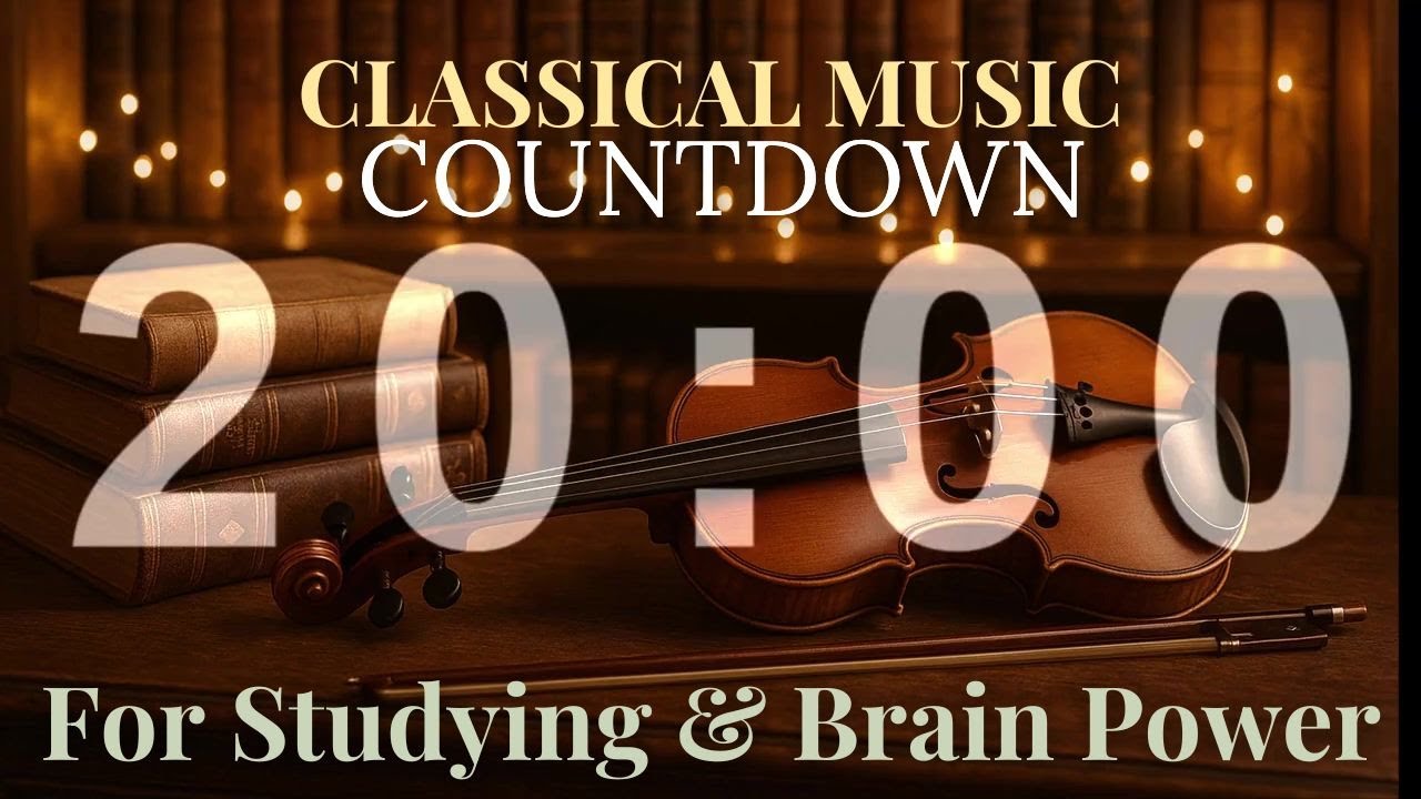 20 MINUTE TIMER WITH CLASSICAL MUSIC FOR STUDYING | MOZART