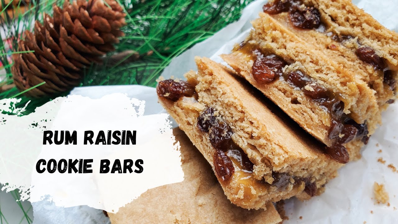 Christmas Cookie Bake with Me | Rum Raisin Cookie Bars (Wegmans Copycat)