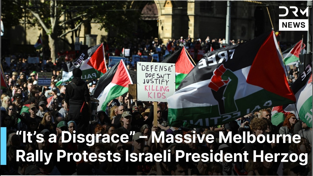 “Beyond the Pale” – Protesters Slam Albanese for Hosting “War Criminal” | DRM News | AC1F