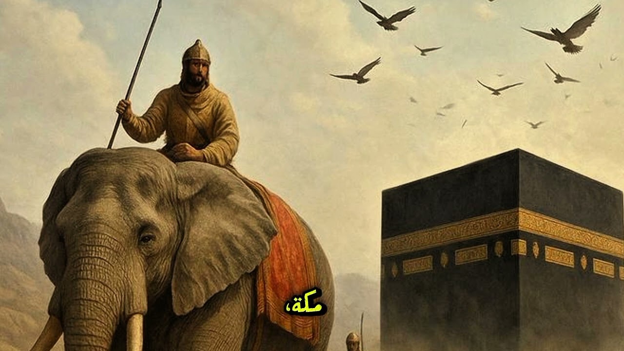 قصة أصحاب الفيل كاملة | كيف حمى الله الكعبة بطيور الأبابيل؟ قصة تهز القلوب