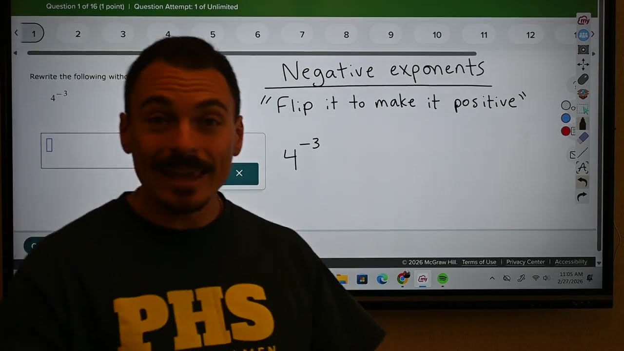 How to Deal With Negative Exponents (HW 5 - ELO 2)