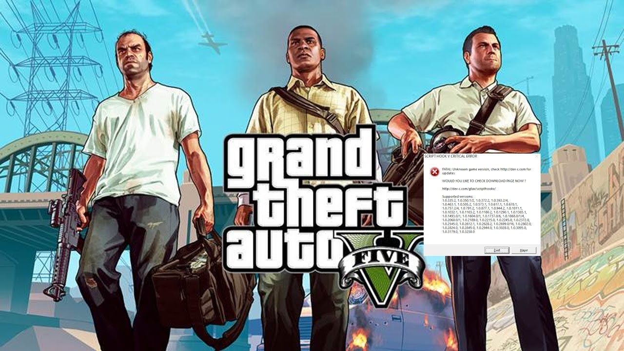 1 dakikada Gta V scripthook v hatası d&uuml;zeltme