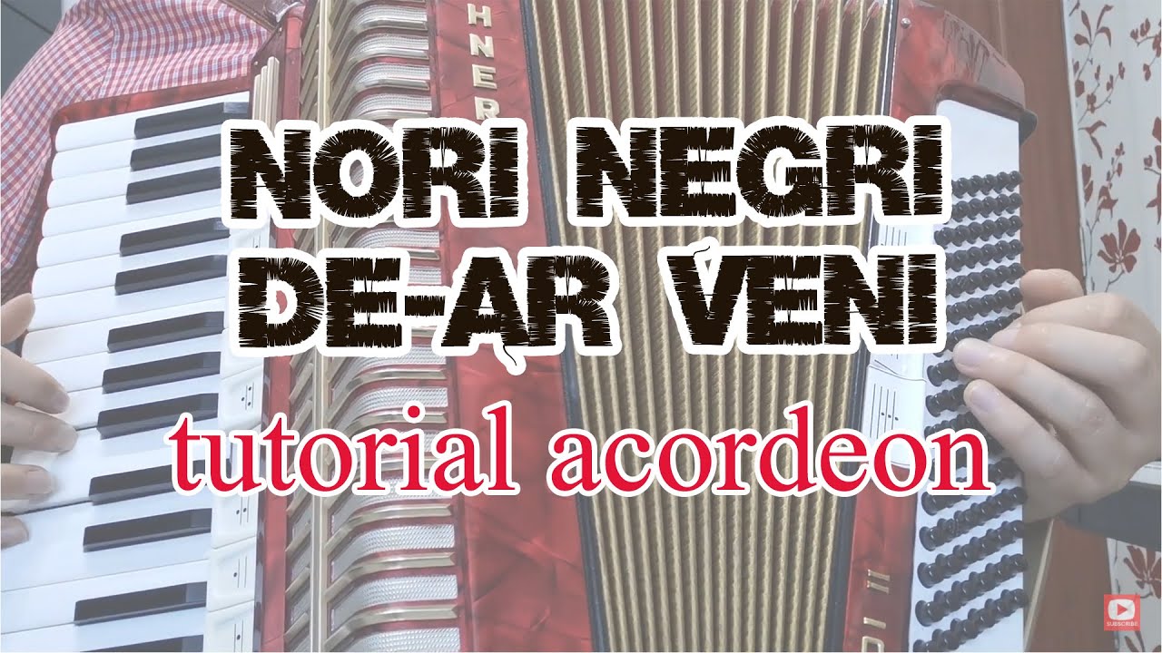 Nori negri de-ar veni | tutorial acordeon