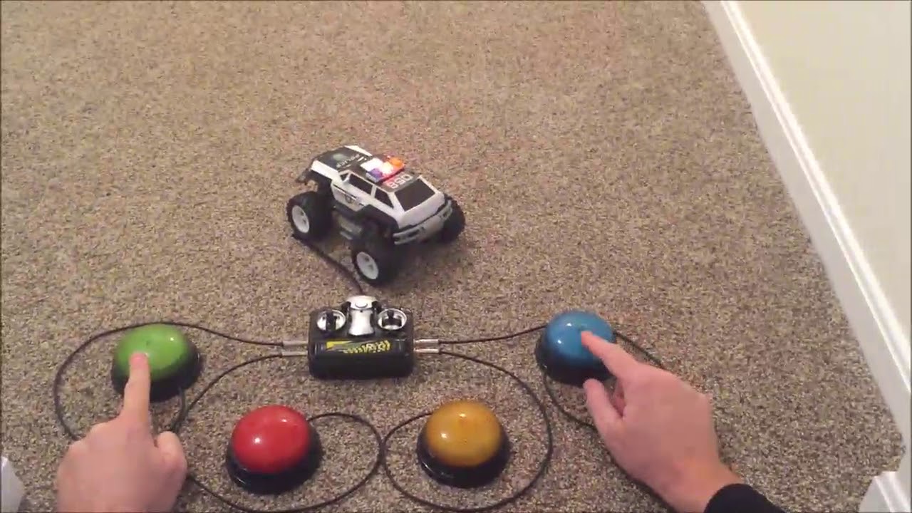 Switch adapted toys | Adaptive switches | Switch toys | RC Police Car