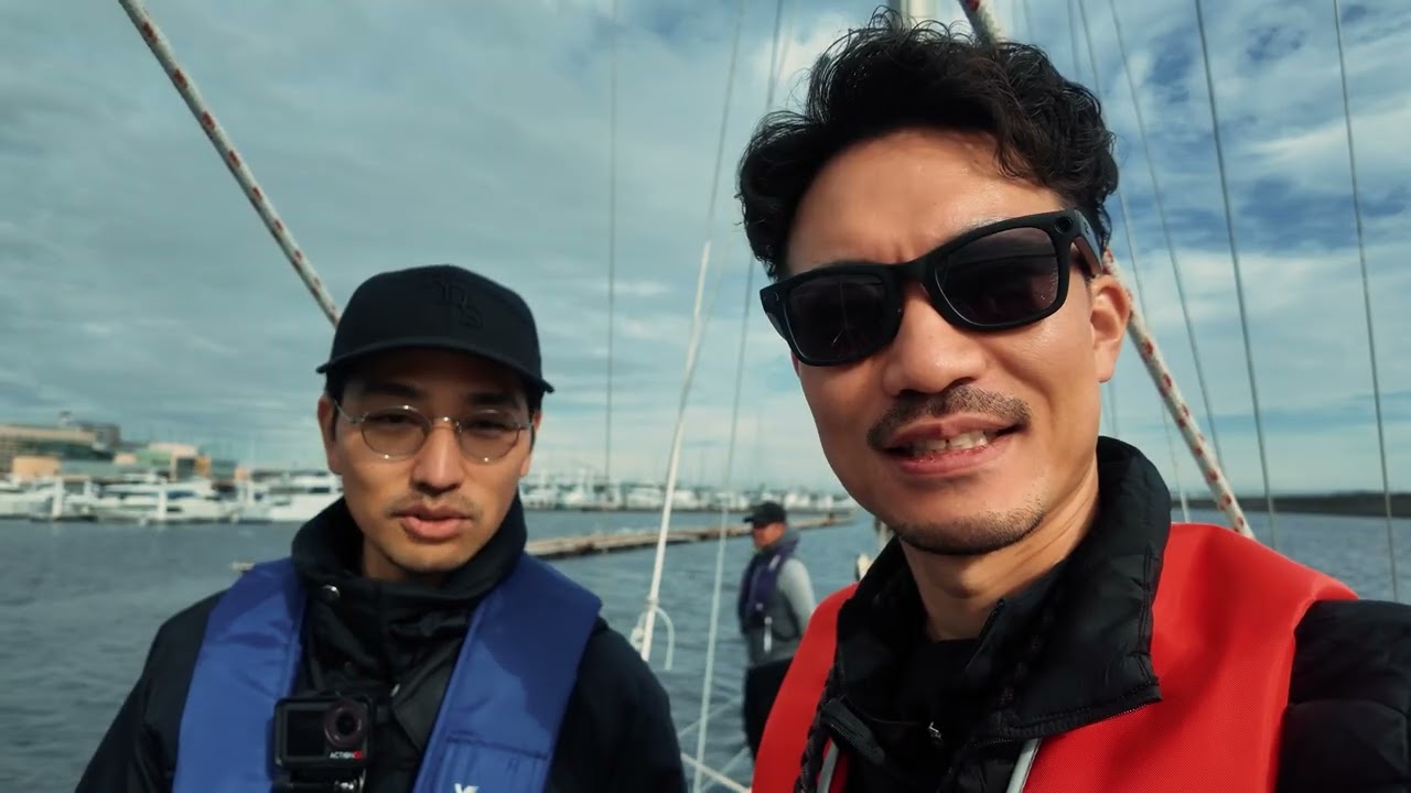 【Vlog】Day1モデル業 / Day2セーリング_ヨット船上撮影 第2話 in西宮_新西宮ヨットハーバー
