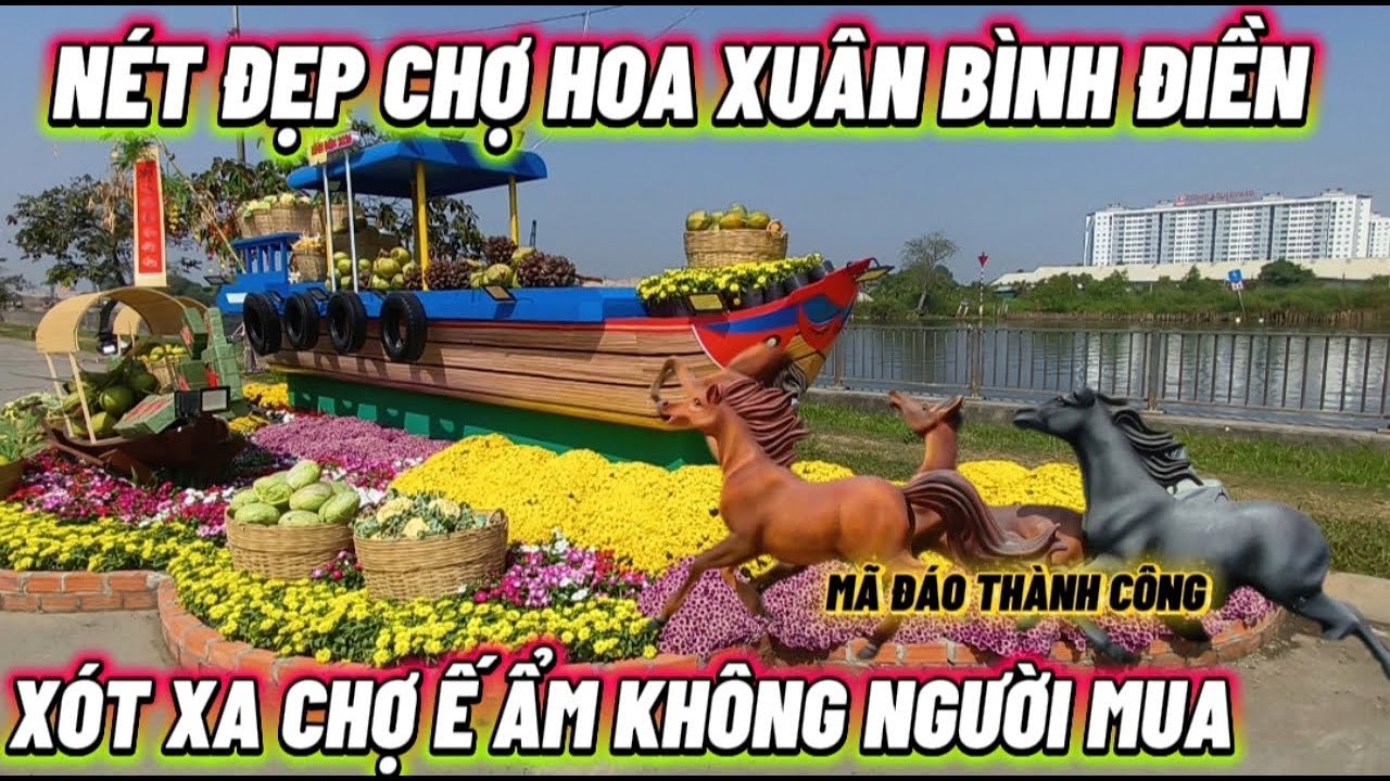 CỰC SỐC CHỢ HOA Ế ẨM KH&Ocirc;NG NGƯỜI MUA PHONG CẢNH CHỢ ĐẸP NHƯ THẾ N&Agrave;Y 