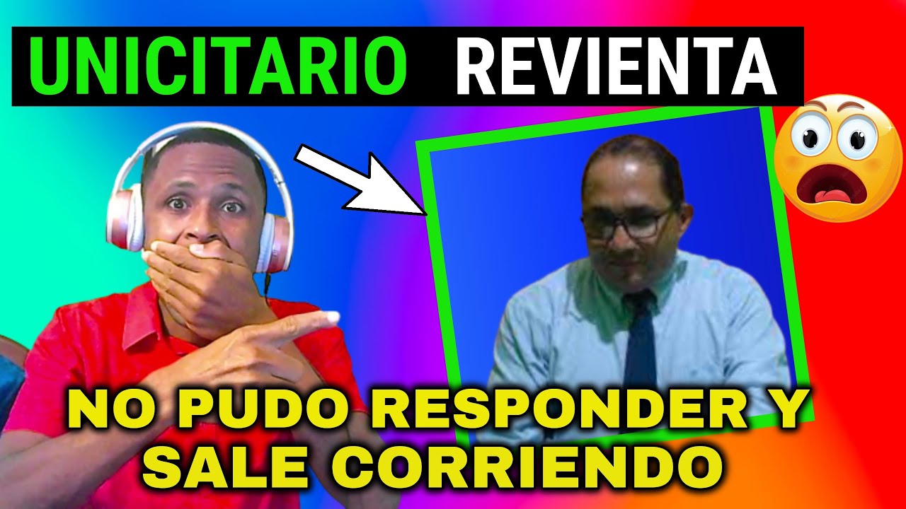 ALEXANDER SERRATO ABANDONA EL DIALOGO POR QUE LE PREGUNTE LA FECHA DE SU SECTA / SALIO CORRIENDO