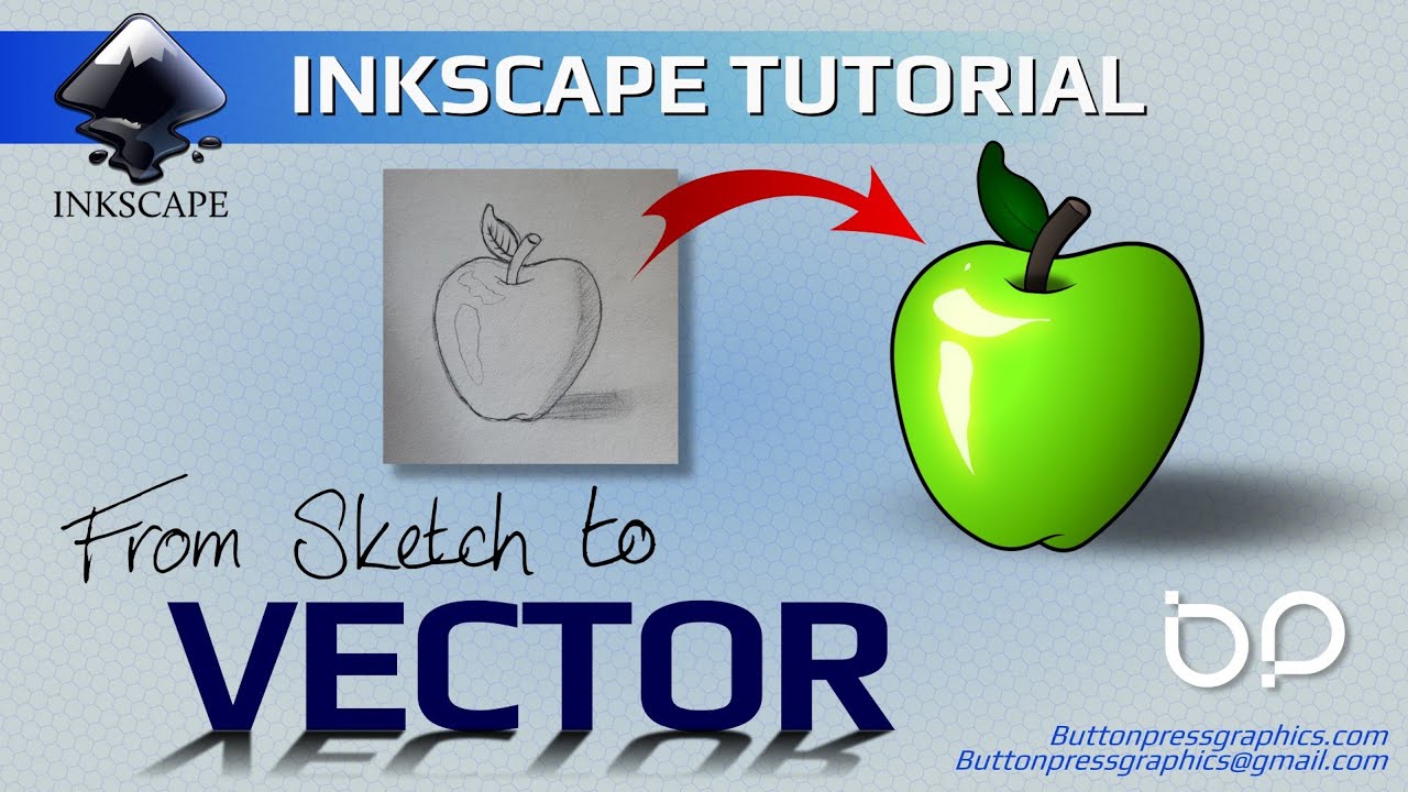 Переход от эскиза к вектору в INKSCAPE