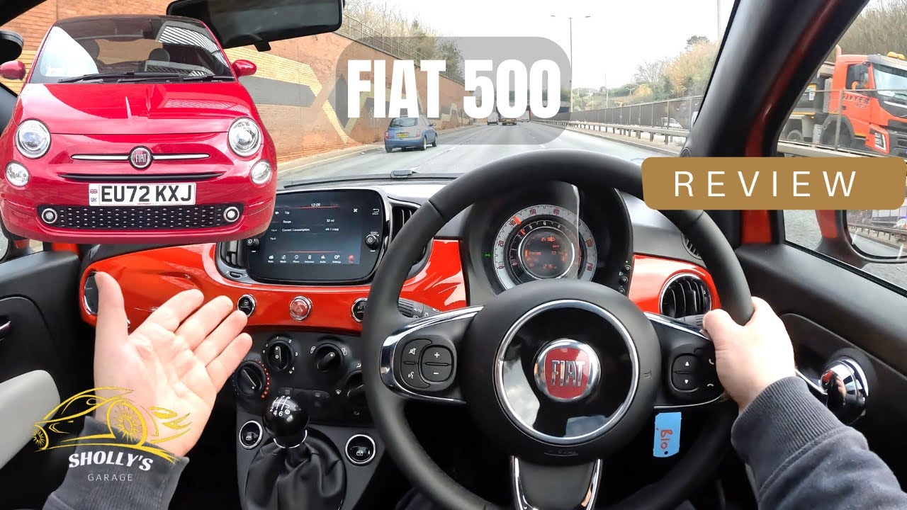 2023 Fiat 500 Review FIRST IMPRESSIONS & POV Test Drive [Dolcevita Hybrid London - England]