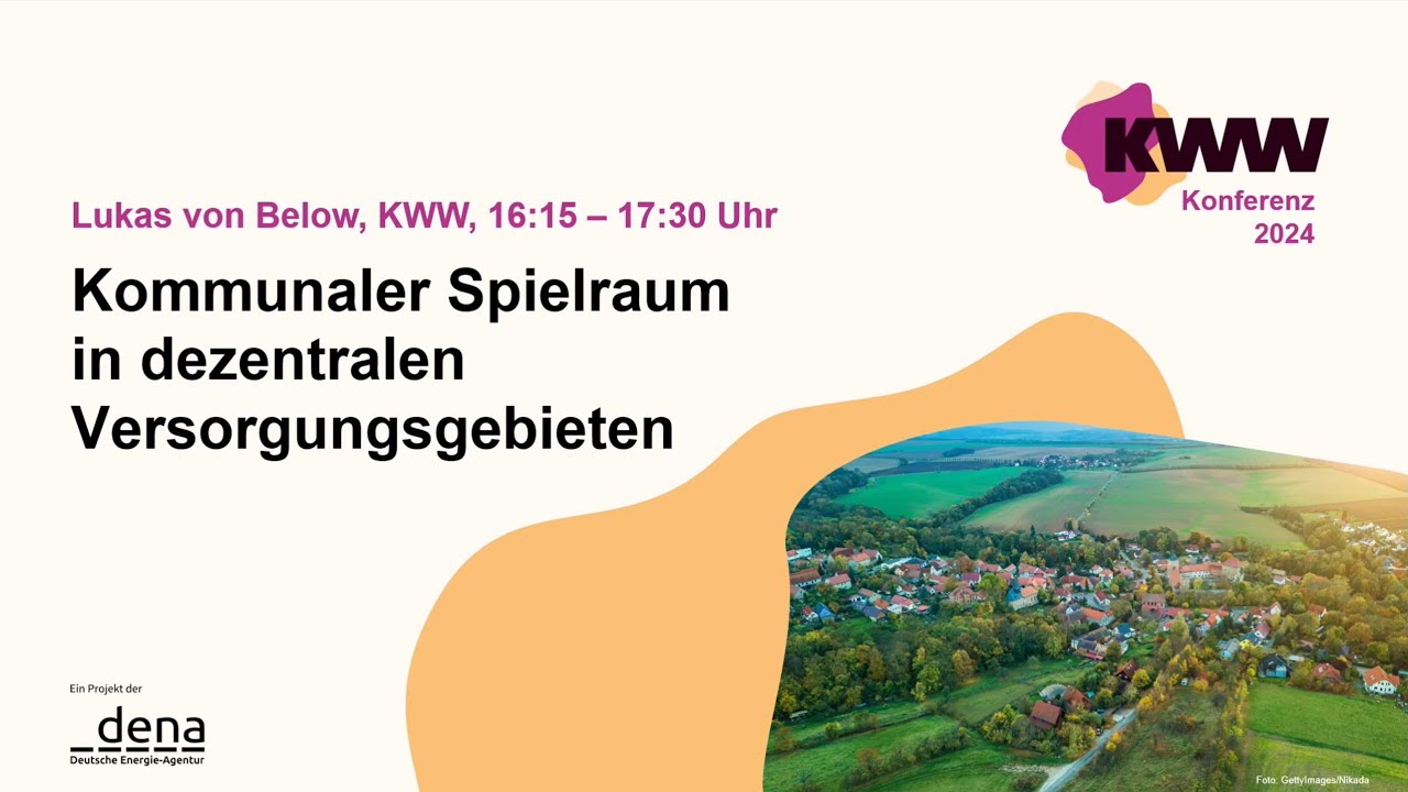 KWW-Spezial: Kommunaler Spielraum in dezentralen Versorgungsgebieten