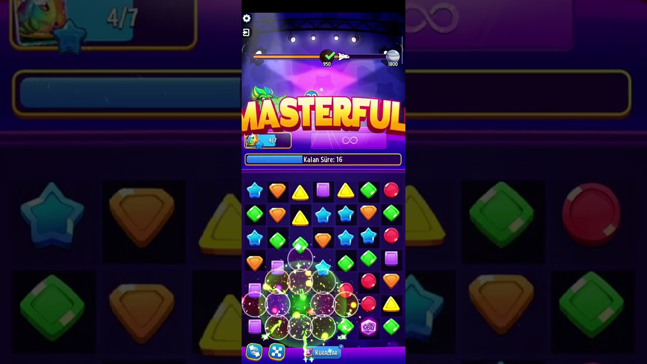 Match Masters Cosmic Rush Gem Grab