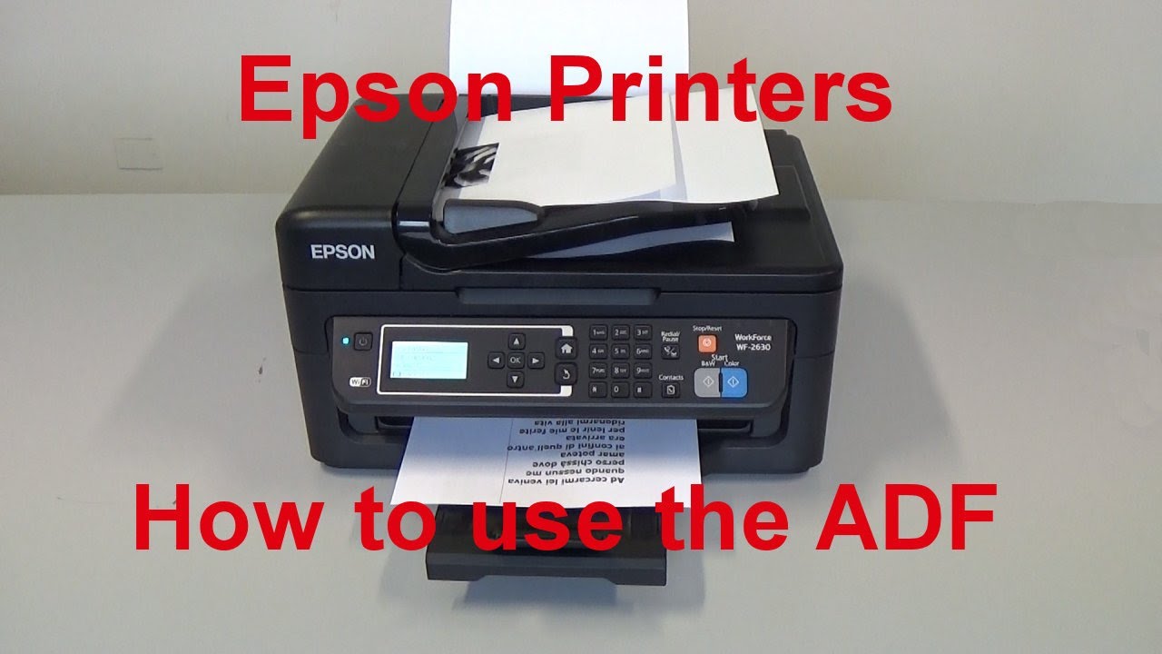 Как сделать копию с помощью АПД — струйные принтеры Epson