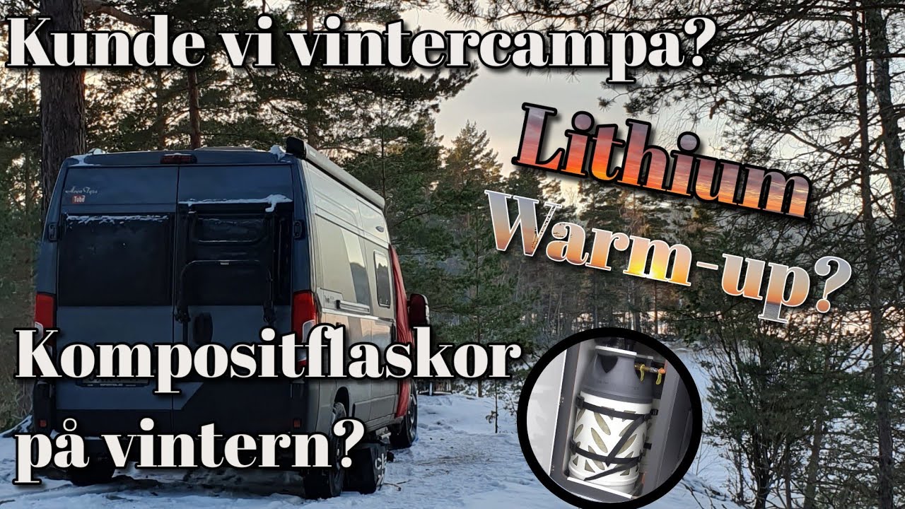 Warm-up Lithium och kompositflaskor på vintern. Lite vintererfarenheter
