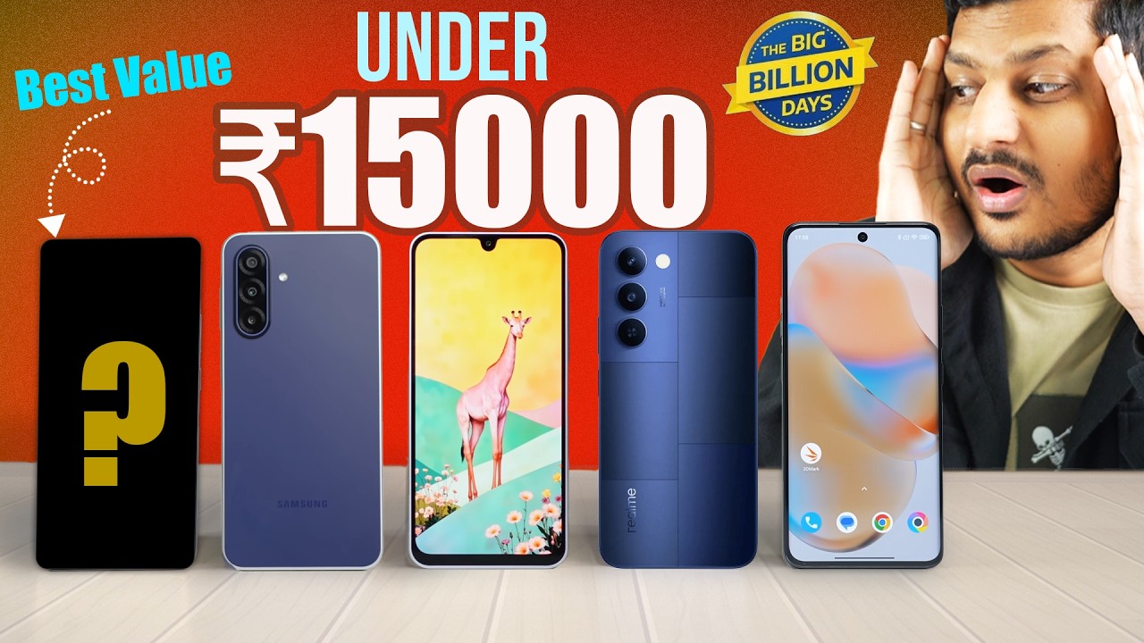 Best Phone Under 15000 | Best 5G Mobile Under 15000 in flipkart Big Billion Days sale 2026