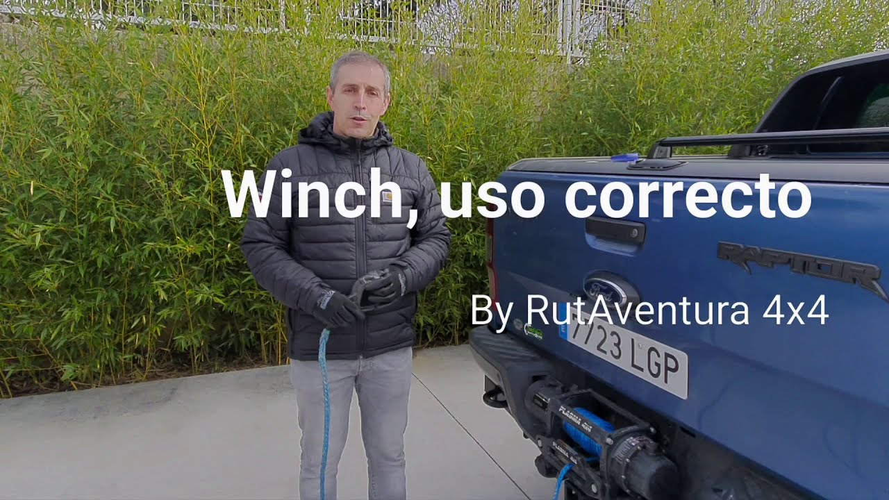 Winch o cabrestante,  uso correcto by RutAventura 4x4, consejos cabrestante winch, poleas reenvio