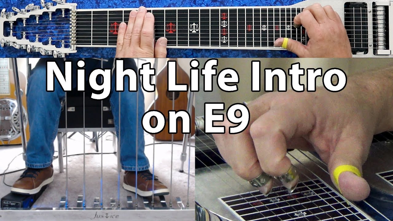 An Easy Way to Play the Night Life Intro on E9 | Pedal Steel Guitar Beginner Lesson