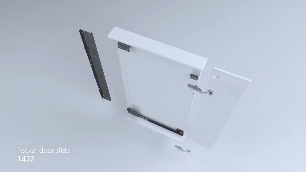 Coulisse pour porte rentrante - Installation - Solidit&eacute; & Style - Accessoires de cuisines