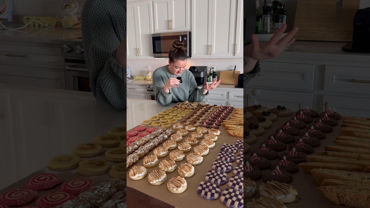 Jestem z siebie taka dumna!!! 🥹 Przepisy znajdziecie w linku w moim bio #piekarz #pieczenie #pudełkozciasteczkami #profesjonalnypiekarz