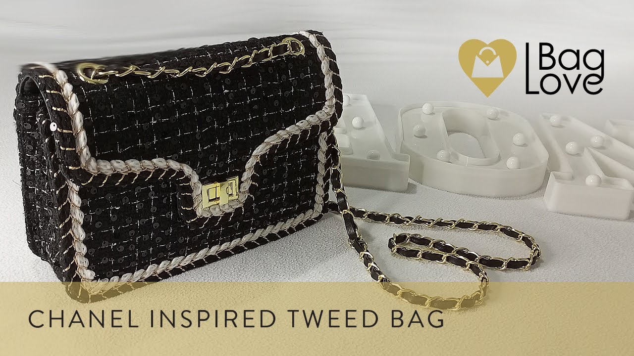 BAG REVIEW 2022 | Chanel Inspired Black Tweed Bag | Another Shopee Find 🔍