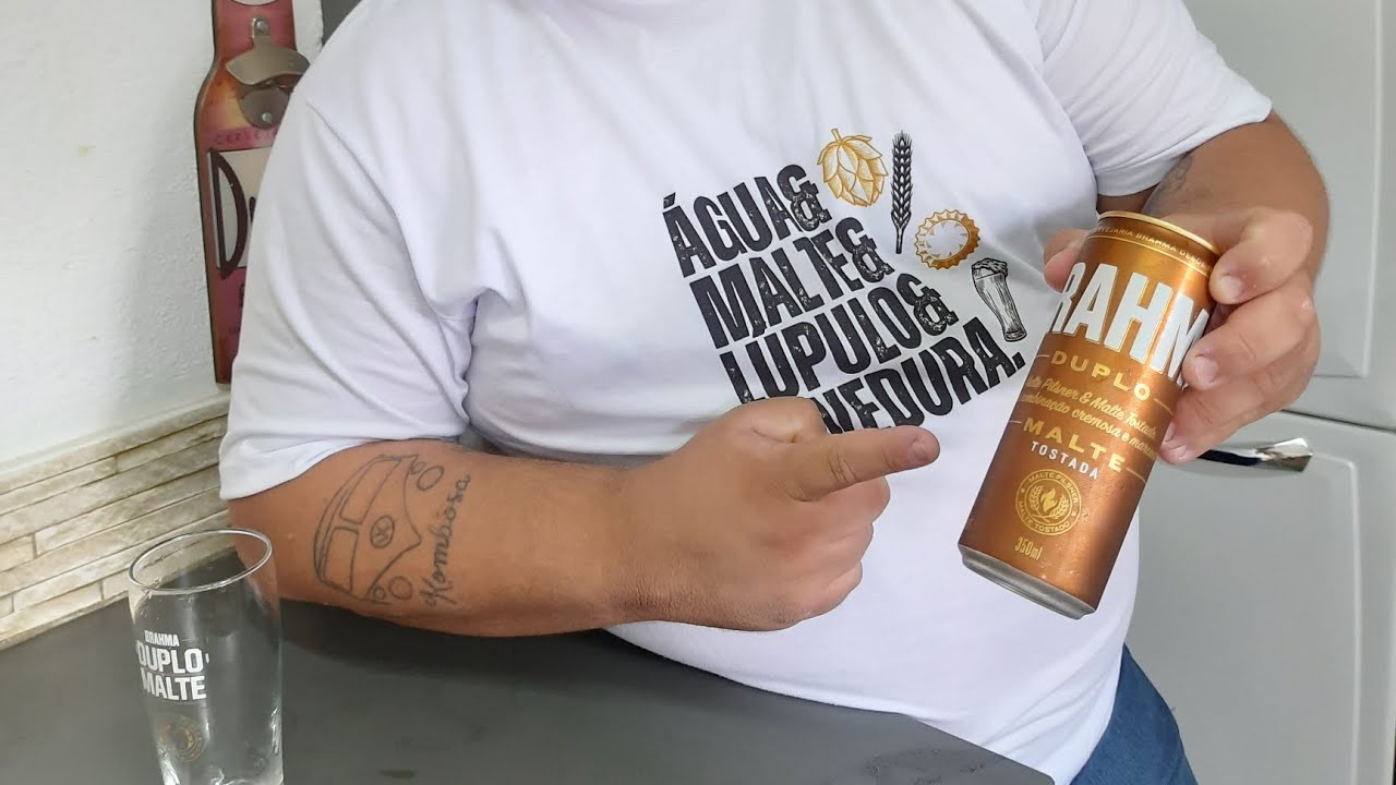 Degustação da cerveja Brahma Duplo Malte Tostada #brahmaduplomalte #duplomalte #beer