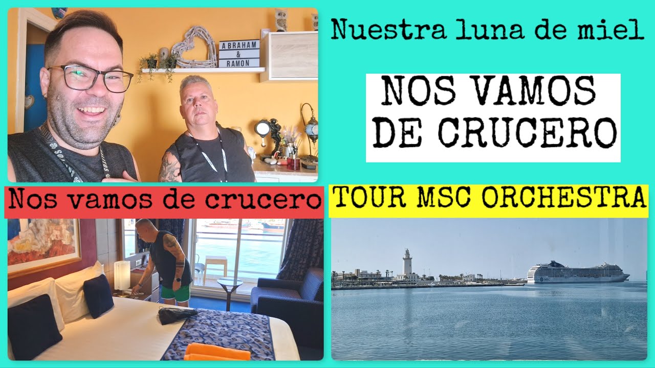 Nuestra LUNA de MIEL en CRUCERO 💕 // TOUR MSC ORCHESTRA 🚢 // Quedamos ALUCINADOS 🤩