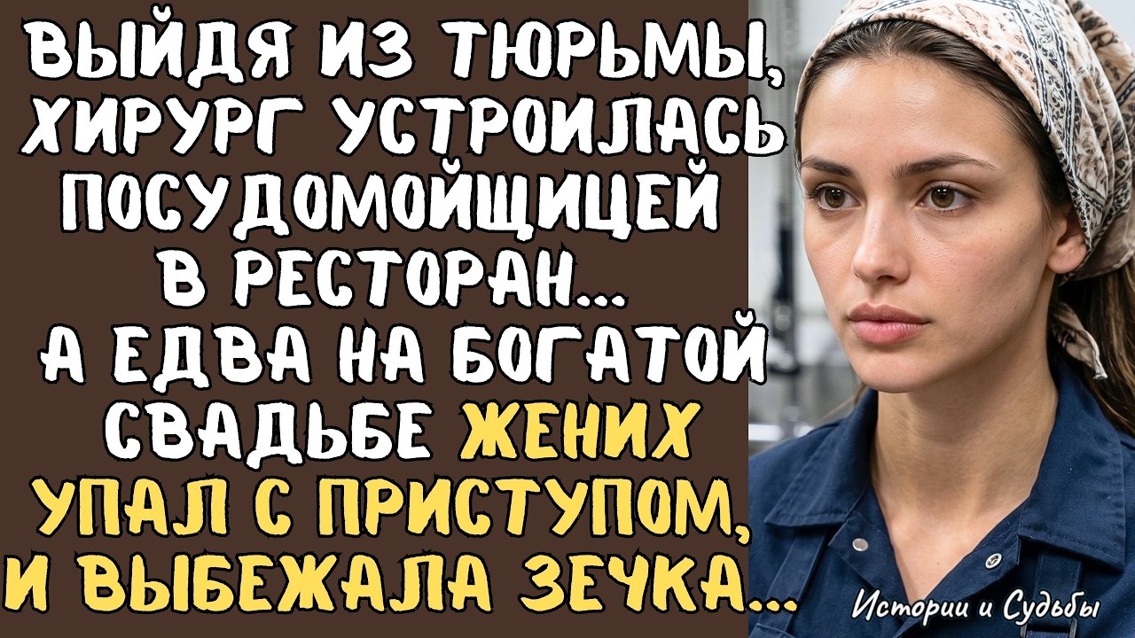 Выйдя из тюрьмы, ХИРУРГ устроилась посудомойкой в ресторан...А едва ЗЕЧКА выбежала в зал, все ахнули