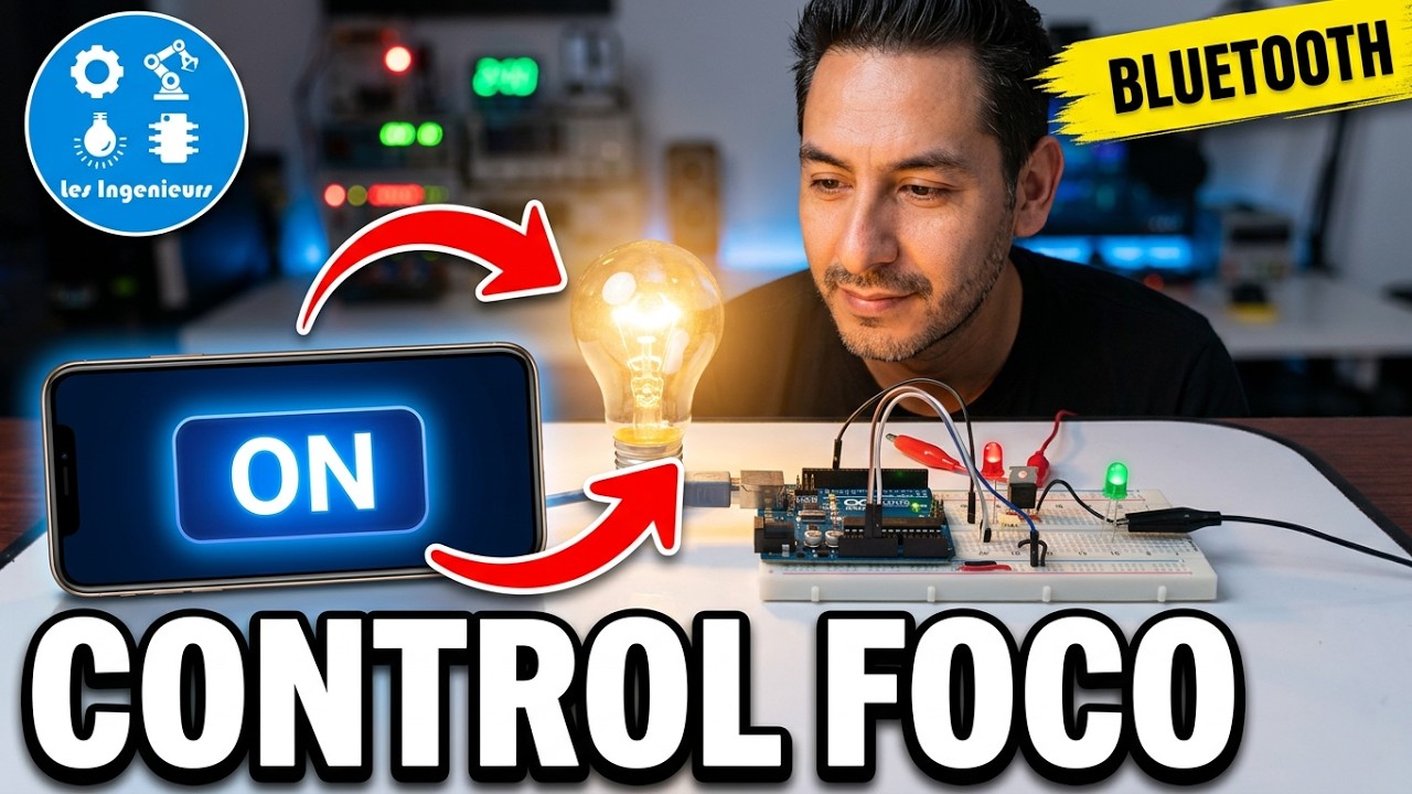 ✅CONTROLAR FOCO por BLUETOOTH 📲 | SUPER FÁCIL | Curso ARDUINO #11