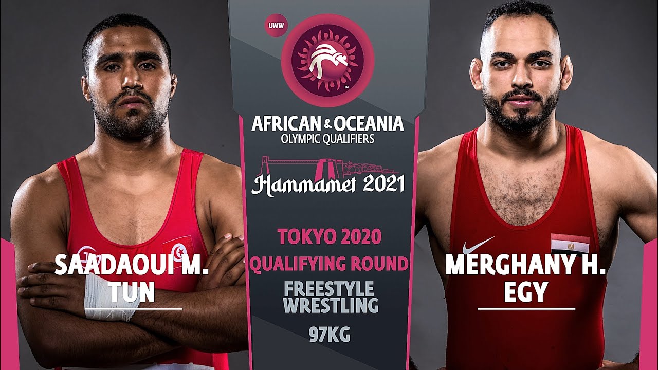 1/2 FS - 97 kg: M. SAADAOUI (TUN) v. H. MERGHANY (EGY)